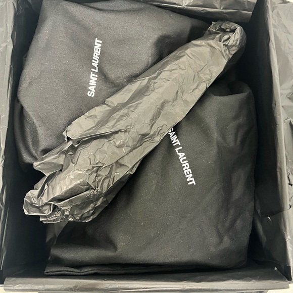 YSL SAINT LAURENT RHINESTONE HEELS JERRY IN BLACK Worn once - Picture 9 of 9